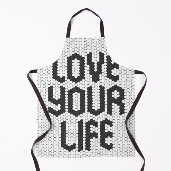 Item preview, Love Your Life Black Mosaic Personal Growth Mindset designed and sold by kakarikihill.