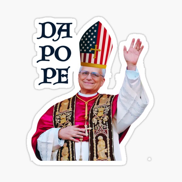 Item preview, Da Pope LEO XIV Funny American Pope Catholic Church Pope Leo 14 designed and sold by FunToTheFullest.
