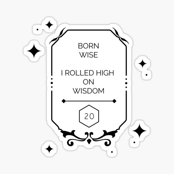 Item preview, Dnd Wisdom Roll 20 designed and sold by LyraNPC.