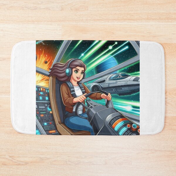 Item preview, Flying a spaceship. designed and sold by PandoraCastle.