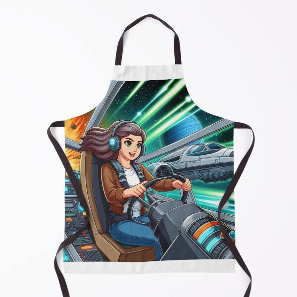 Item preview, Flying a spaceship. designed and sold by PandoraCastle.