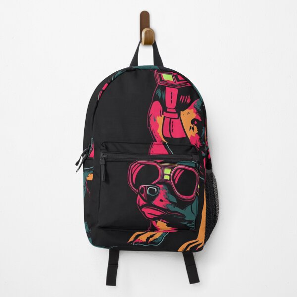 Item preview, Cyberpunk Dog – Cool Pet Vector Art designed and sold by chung2525.