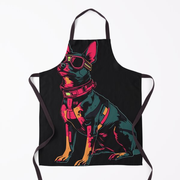 Item preview, Cyberpunk Dog – Cool Pet Vector Art designed and sold by chung2525.