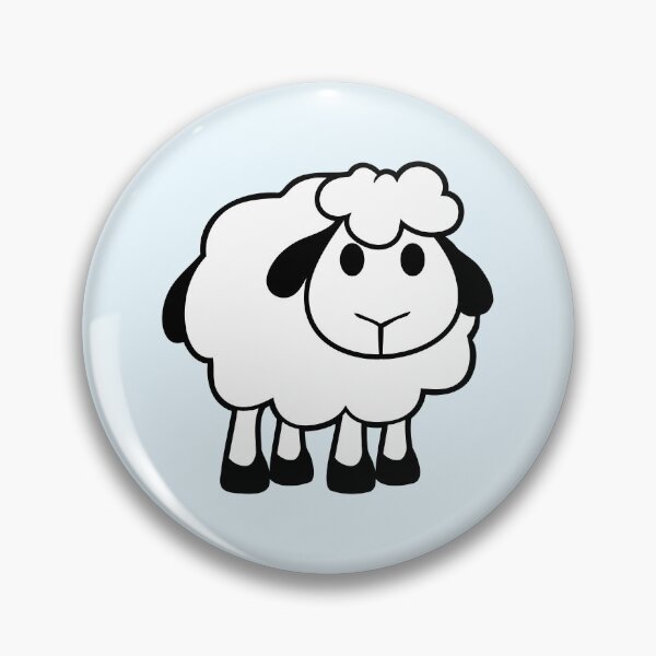 Item preview, Sheep Baby Standing Cute Lamb Child Cool Comic Fun designed and sold by shirt-o-mat.