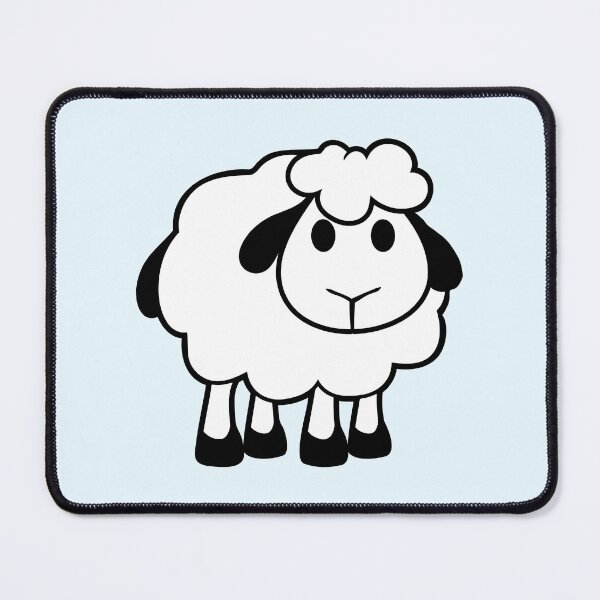 Item preview, Sheep Baby Standing Cute Lamb Child Cool Comic Fun designed and sold by shirt-o-mat.