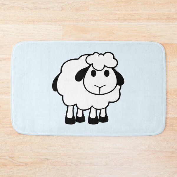 Item preview, Sheep Baby Standing Cute Lamb Child Cool Comic Fun designed and sold by shirt-o-mat.