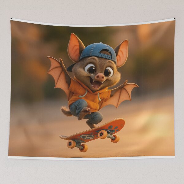 Item preview, Skater Bat designed and sold by Sillytoe.