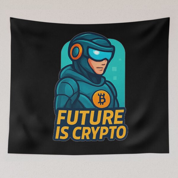 Item preview, Future Is Crypto designed and sold by okiiskandarart.