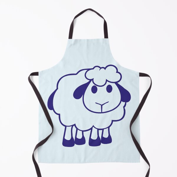 Artikelvorschau, Schaf Baby Stehend Süß Lamm Kind Cool Comic Fun entworfen und verkauft von shirt-o-mat.