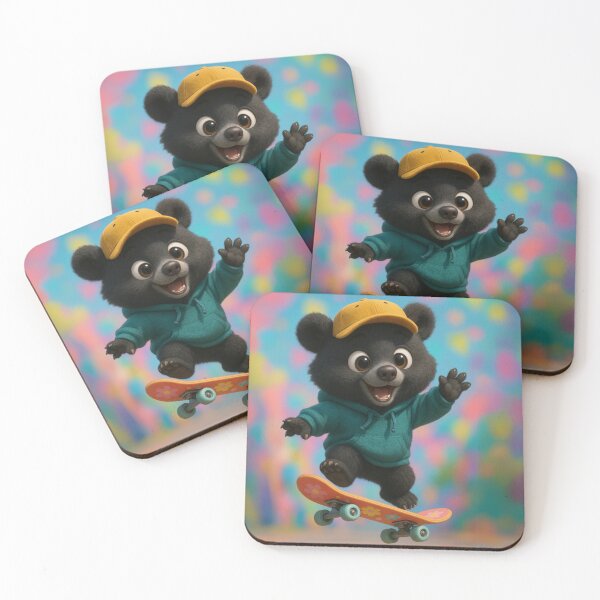 Item preview, Skater Asiatic Black Bear designed and sold by Sillytoe.