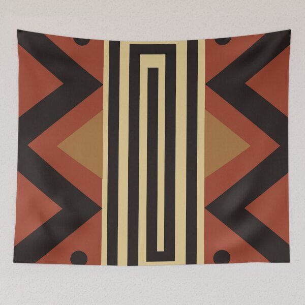 Item preview, African Mud Cloth Illustration designed and sold by funkyvibes.