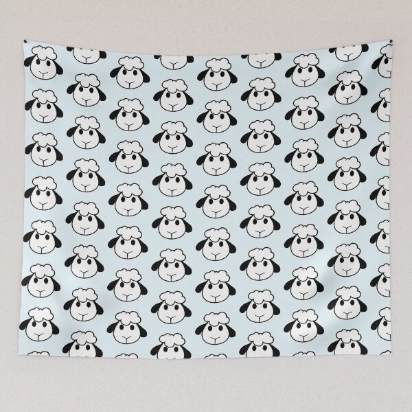 Item preview, Sheep Face Head Cute Small Baby Lamb Sweet Comic designed and sold by shirt-o-mat.