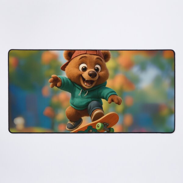 Item preview, Skater Brown Bear designed and sold by Sillytoe.