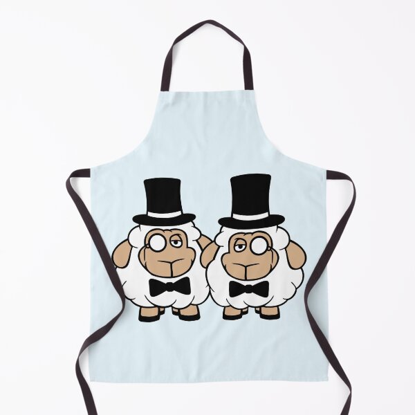 Item preview, 2 Sheep Men Gentlemen Top Hat Monocle Sir Two Mr. designed and sold by shirt-o-mat.