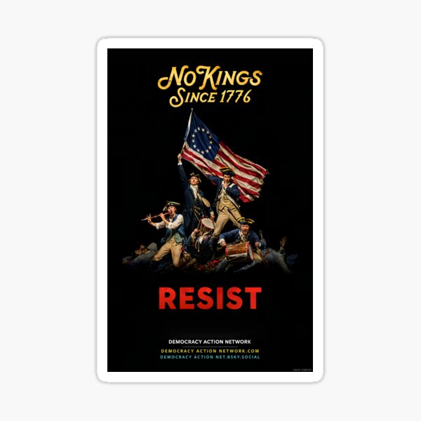 Artikel-Vorschau von Keine Könige seit 1776, designt und verkauft von DemocracyAction.