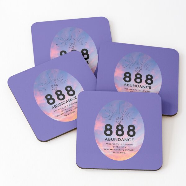 Item preview,  Angel Number 888 – Abundance & Prosperity Golden Sky Art designed and sold by LUV963.