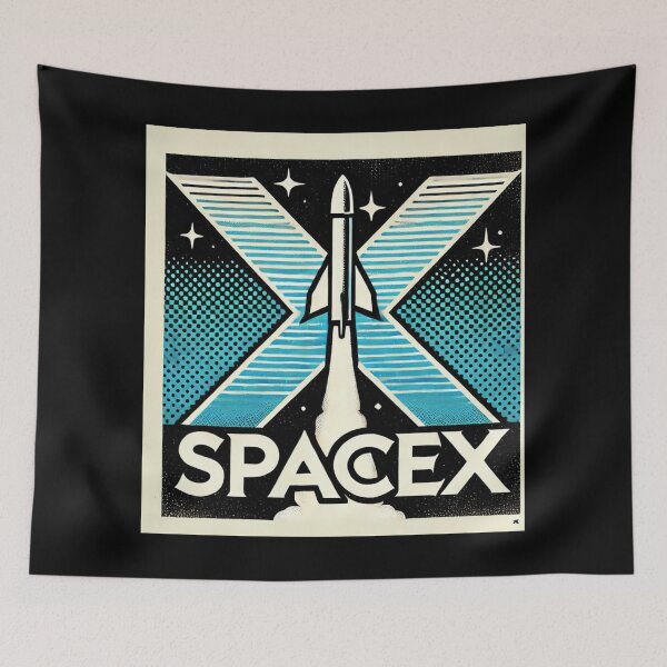 Item preview, spacex logo designed and sold by TEEJAMBOREE.