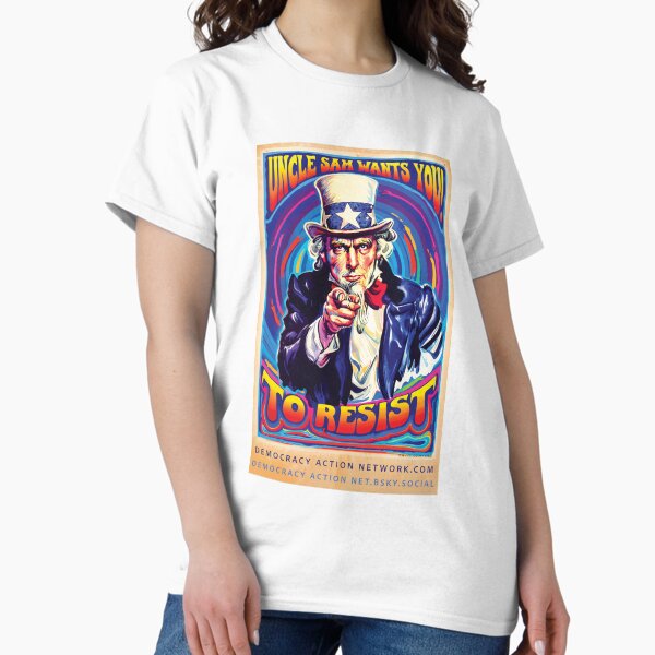 Item preview, Uncle Sam Wants You To Resist designed and sold by DemocracyAction.