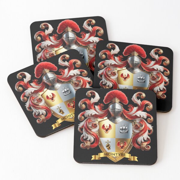 Item preview, McIntyre Family Crest  Boldly Celebrate Your Warrior Legacy! designed and sold by Highlandkings.