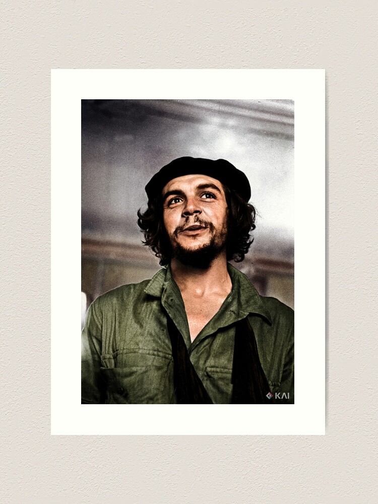 Ernesto Che Guevara, 1959 colorized Art Print for Sale by KAI-Studio