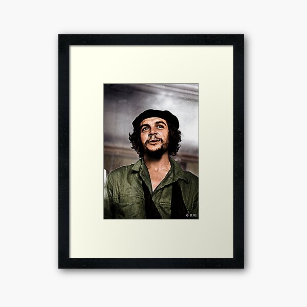 Ernesto Che Guevara, 1959 colorized Postcard for Sale by KAI-Studio