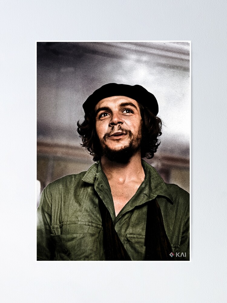 Ernesto Che Guevara in Havanna von Unbekannt: Kunstdruck