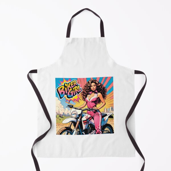 Item preview, Beautiful biker girl design, for girls who like comic-style adrenaline. designed and sold by UrbanTRIP.