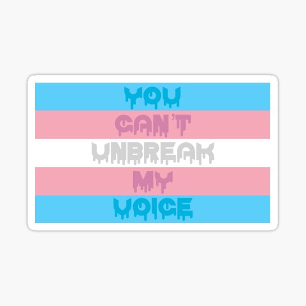 Item preview, You can't unbreak my voice designed and sold by Aries Emporium.