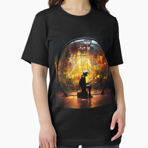 Digital Collage Art-"Deep in Thought #1" Essential T-Shirt