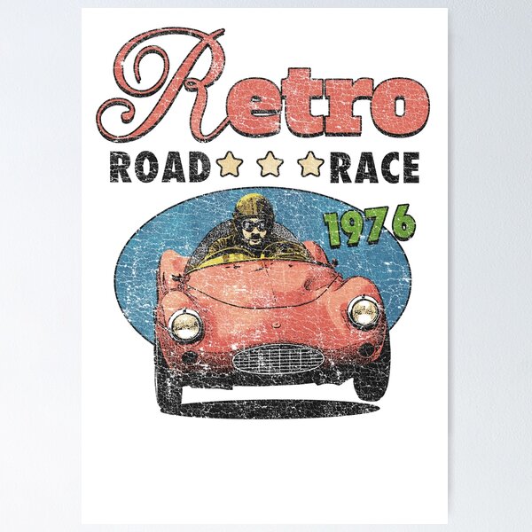 Item preview, Retro Road Race Vintage 1976 designed and sold by aftertasteflow.