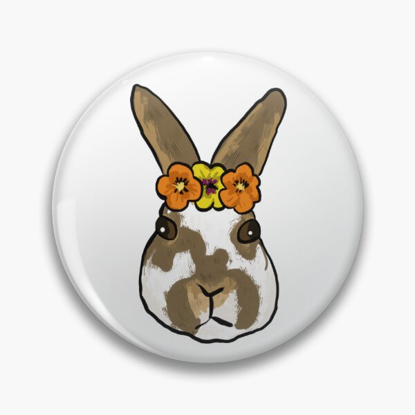 Item preview, Our rabbit Bunnelby with flowers designed and sold by Carrtoons2.