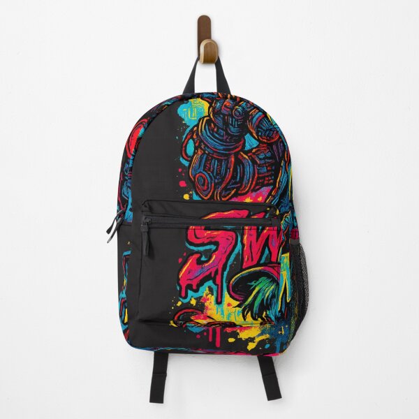 Item preview, Cyber Zombie Swag: Neon Undead Rapper designed and sold by Thaivi Design.