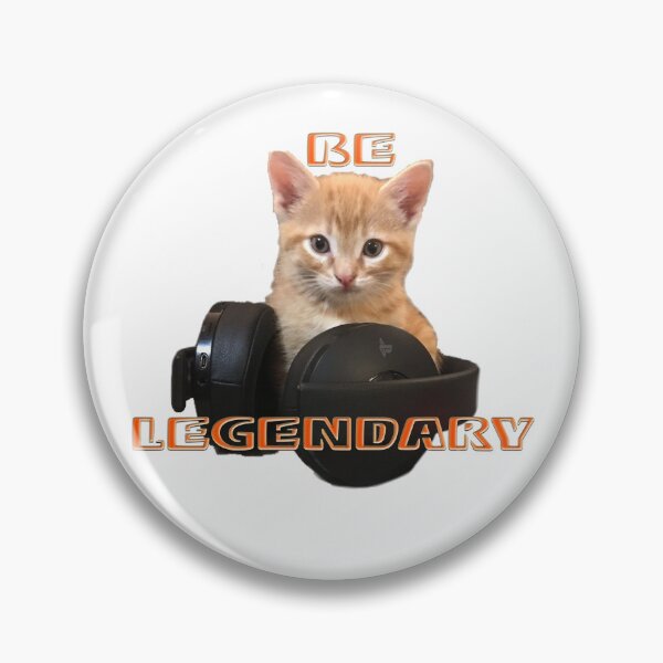 Item preview, Gamer Cat – Be Legendary - Orange Cat Confidence  designed and sold by aadventures.