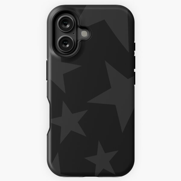 Item preview, Stealth Grey and Jet Black Big Ol' Stars designed and sold by STUDIO MORE Los Angeles.