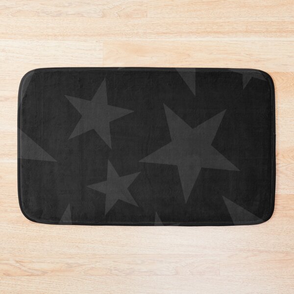 Item preview, Stealth Grey and Jet Black Big Ol' Stars designed and sold by STUDIO MORE Los Angeles.