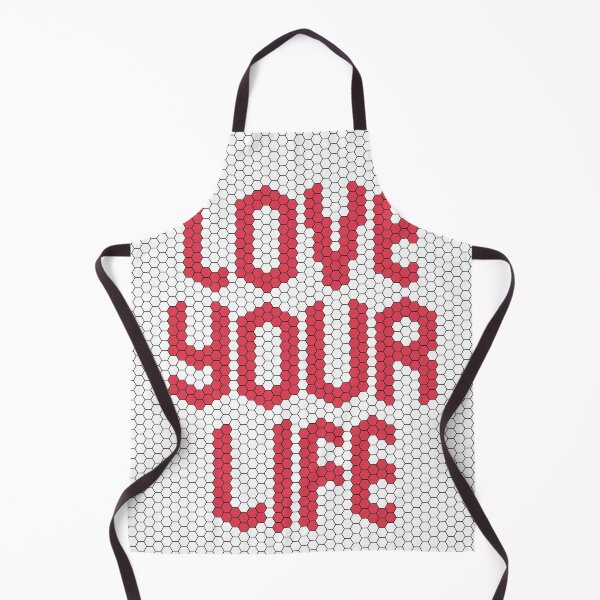 Item preview, Love Your Life Red Mosaic Personal Growth Mindset designed and sold by kakarikihill.
