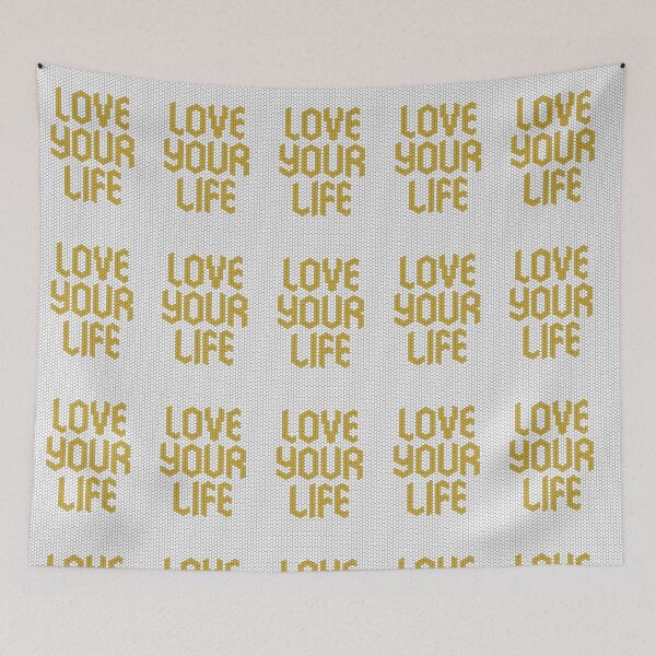 Item preview, Love Your Life Gold Mosaic Personal Growth Mindset designed and sold by kakarikihill.