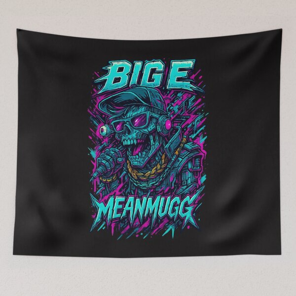 Item preview, Big E Meanmugg: Cyberpunk Zombie Rapper designed and sold by Thaivi Design.