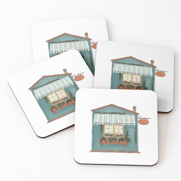 Item preview, cute vintage book shop designed and sold by WildSalmonCraft.