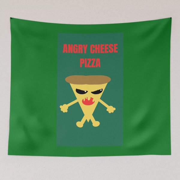 Item preview, ANGRY CHEESE PIZZA designed and sold by GrindWardrobe.