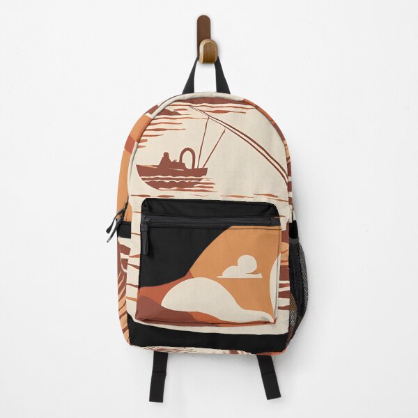 Item preview, Fisherman at sunset on the water designed and sold by qzuya.