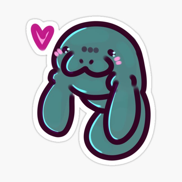 Item preview, I love manatees designed and sold by Sheepishmoth.