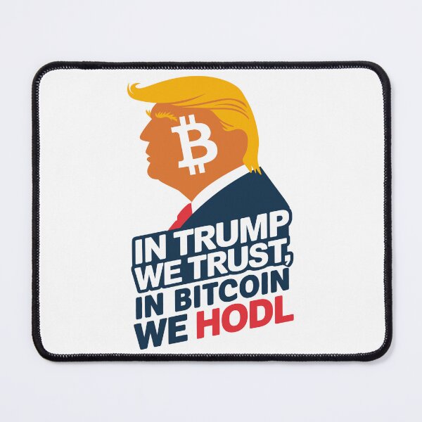 Item preview, In Trump We Trust – In Bitcoin We HODL designed and sold by BeamiCreations.