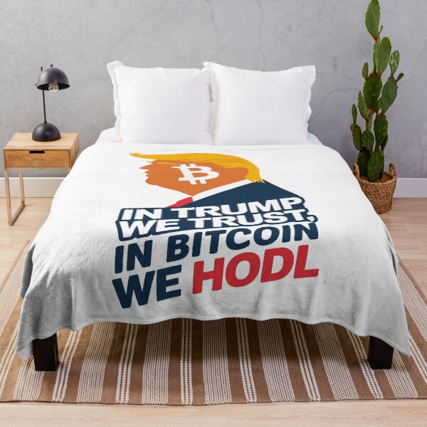Item preview, In Trump We Trust – In Bitcoin We HODL designed and sold by BeamiCreations.