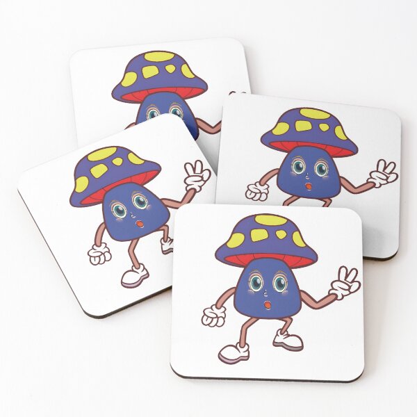 Item preview, cute mushrooms designed and sold by Uglyandcute.