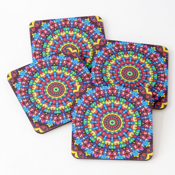 Item preview, Kaleidoscope Inspired Retro Color Blast designed and sold by HLPsychDesigns.