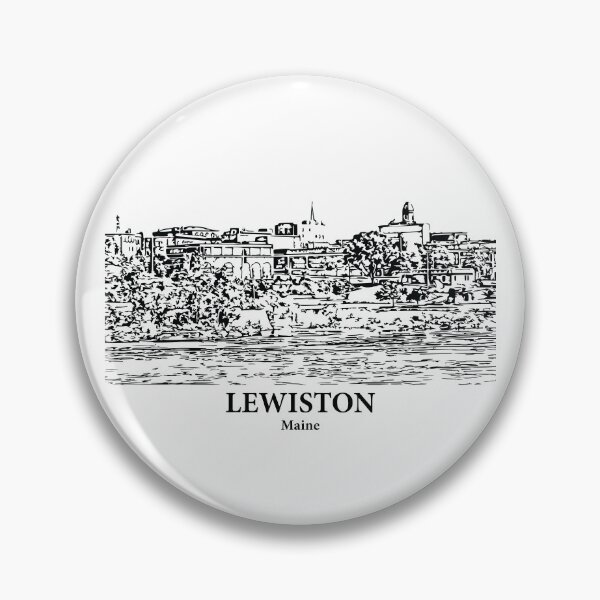 Item preview, Lewiston - Maine designed and sold by Lakeric Cityscapes.
