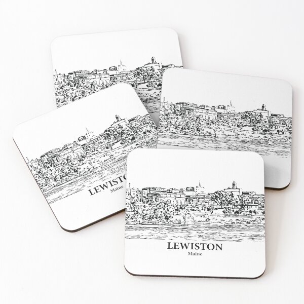 Artikelvorschau, Lewiston - Maine entworfen und verkauft von Lakeric Cityscapes.