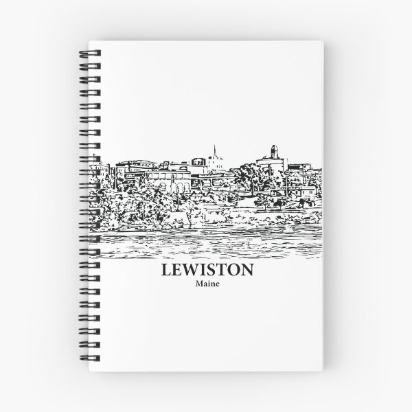 Artikelvorschau, Lewiston - Maine entworfen und verkauft von Lakeric Cityscapes.