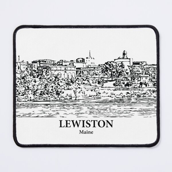 Item preview, Lewiston - Maine designed and sold by Lakeric Cityscapes.